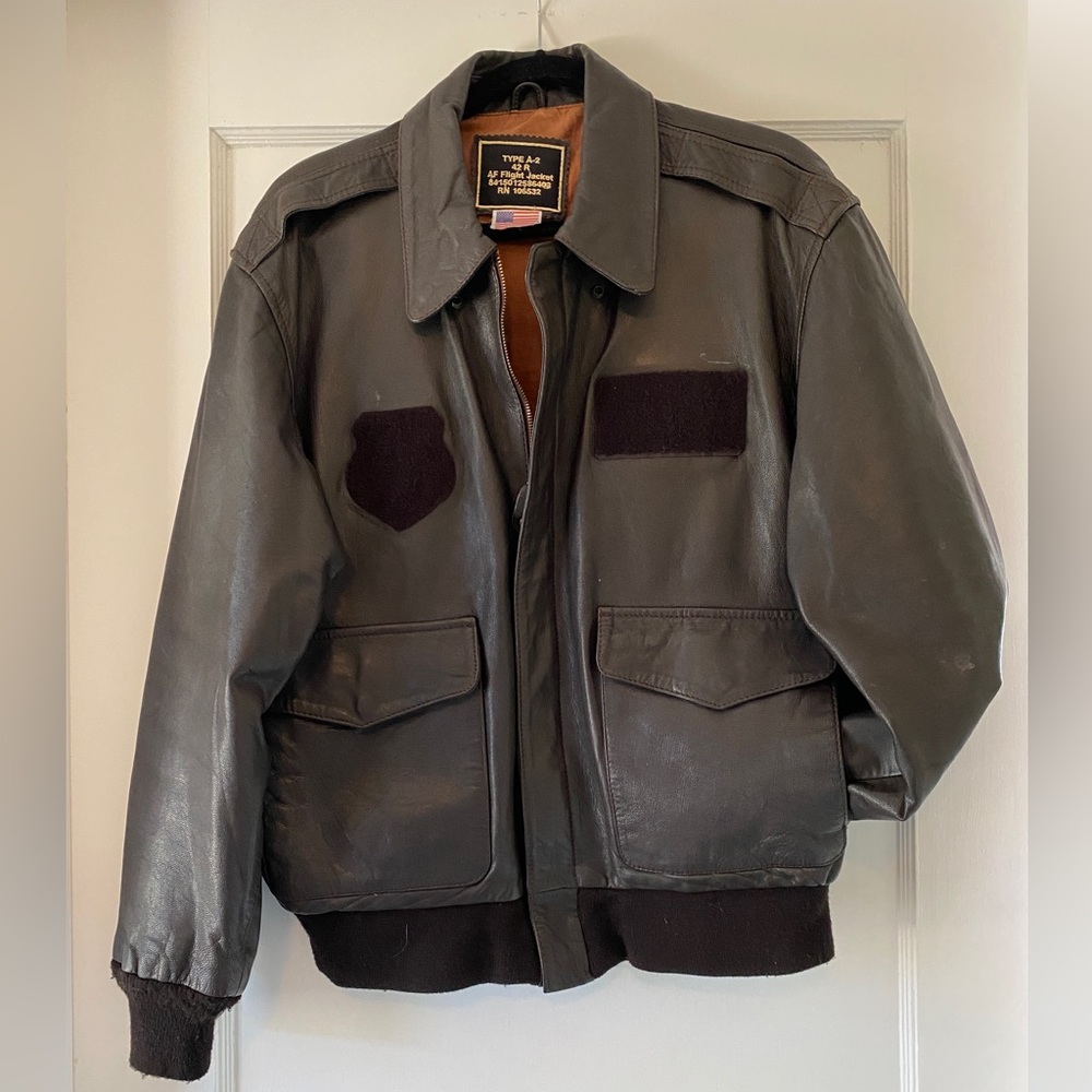 Leather A-2 Flight Jacket 42 R